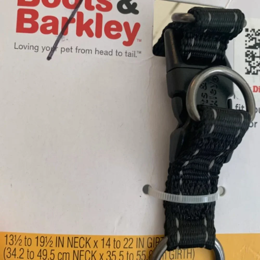 Boots & Barkley black small Dog harness